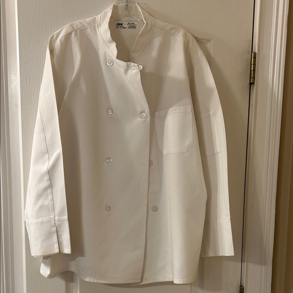 Men's White Chef Jacket